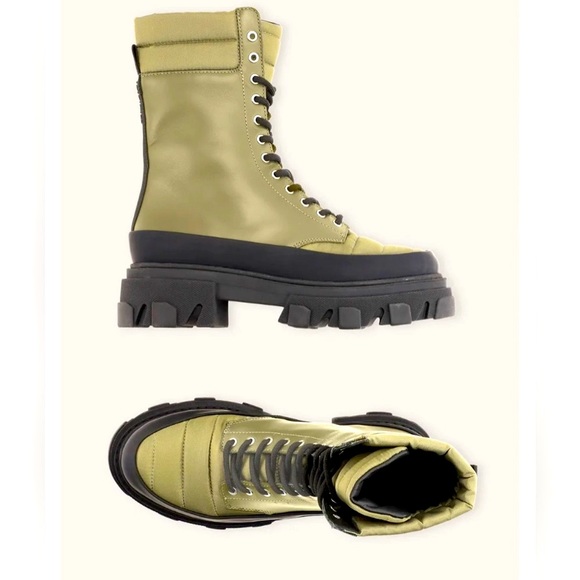 Genni Olive green color boot Size 41